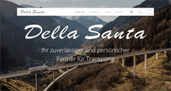 Desktop Screenshot of della-santa.ch