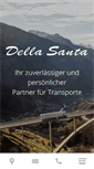 Mobile Screenshot of della-santa.ch